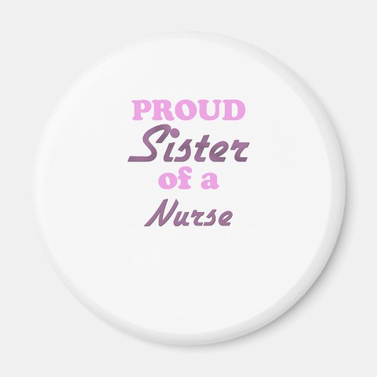 Aimant Fier Soeur d'une infirmière (Devant)