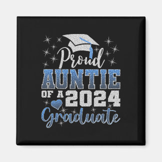 Aimant Fier Tante De 2024 Diplômé Awesome Famille Colle