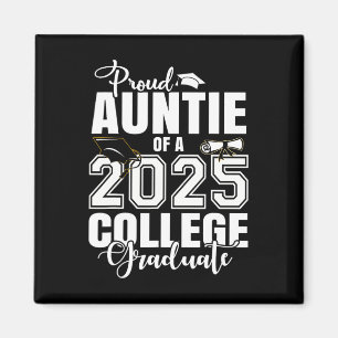 Aimant Fier Tante D'Un Diplôme De Diplôme De 2025 Au Coll