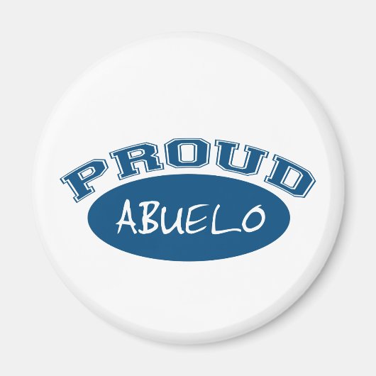 Aimant Fière Abuelo (Bleu) (Devant)