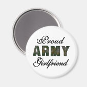 Aimant Fière amie de l'armée (Recto/Verso)