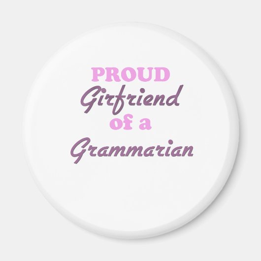 Aimant Fière amie d'un Grammarien (Devant)