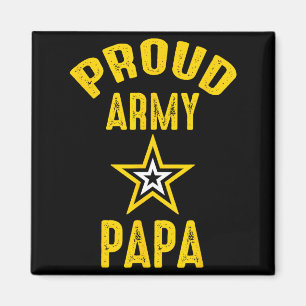 Aimant Fière armée vintage PAPA Réunion de famille des vé