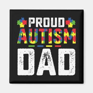 Aimant Fière Autisme Papa Sensibilisation Famille Autiste
