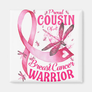 Aimant Fière Cousine D'Un Cancer Du Sein Guerrier Sensibi