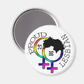 Aimant Fière D'Être Lesbienne (Recto/Verso)