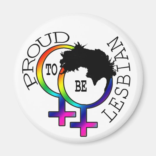 Aimant Fière D'Être Lesbienne (Devant)