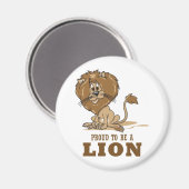 Aimant Fière D'Être Un Lion (Recto/Verso)