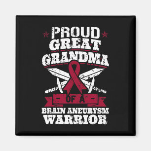 Aimant Fière Grand Grand Grand-Mère D'Un Guerrier D'Aneur