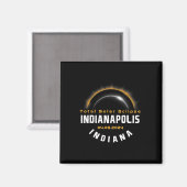 Aimant Fière Indianapolis Indiana Total Solar Eclipse 202 (Recto/Verso)