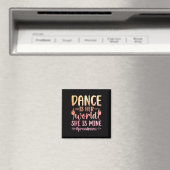 Aimant Fière Mimi D'Une Danse Mimi Dance Mimi Grand-Mère (In Situ (Lave-vaisselle))