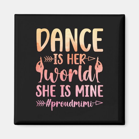 Aimant Fière Mimi D'Une Danse Mimi Dance Mimi Grand-Mère (Devant)