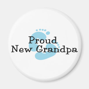 Aimant Fière Nouvelle Empreintes de Pied de Bébé Fille Gr