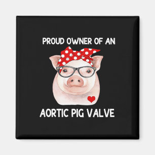 Aimant Fière Propriétaire D'Une Vanne De Cochon Aortique