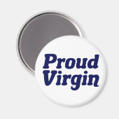 Aimant Fière Vierge chrétienne Abstinence (Recto/Verso)