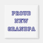 Aimant Fiers nouveaux T-shirts Grandpa-University (Devant)