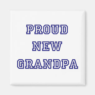 Aimant Fiers nouveaux T-shirts Grandpa-University