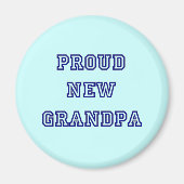 Aimant Fiers nouveaux T-shirts Grandpa-University (Devant)