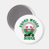 Aimant Fiers Welsh Biker (Recto/Verso)