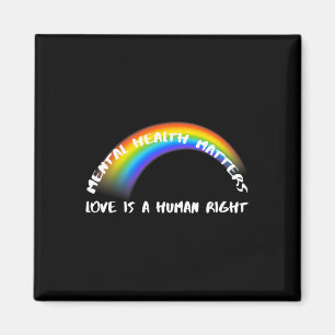 Aimant Fierté arc-en-ciel Lgbtq - L'amour est un droit hu