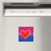 Aimant Fierté bisexuelle (In Situ (Lave-vaisselle))