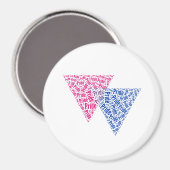 Aimant FIERTÉ BISEXUELLE -.png (Recto/Verso)