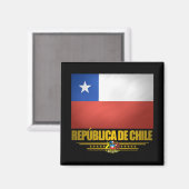 Aimant "Fierté chilienne" (Recto/Verso)