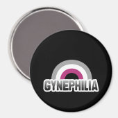 Aimant Fierté de la gynéphilie (Recto/Verso)