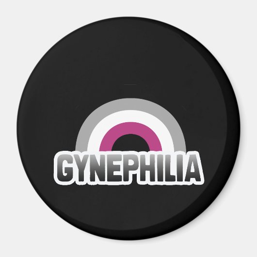 Aimant Fierté de la gynéphilie (Devant)