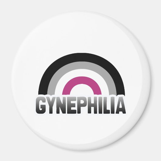 Aimant Fierté de la gynéphilie (Devant)