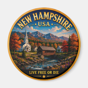 Aimant Fierté de la nature du Granite State du New Hampsh