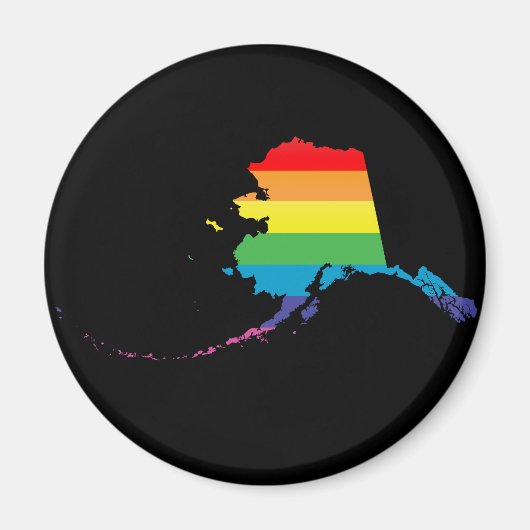Aimant fierté de l'alaska. (Devant)