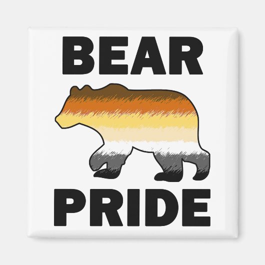 Aimant Fierté de l'ours (Devant)