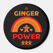 Aimant Fierté des cheveux de gingembre (Devant)