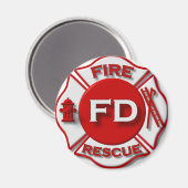 Aimant Fierté des pompiers (Recto/Verso)