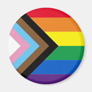Aimant Fierté diversité Inclusive arc-en-ciel drapeau gay