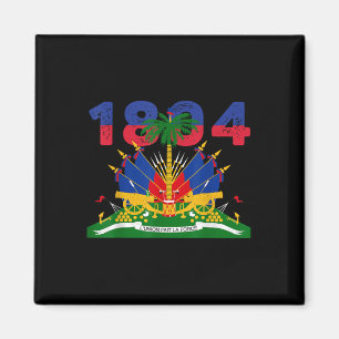 Aimant Fierté du drapeau haïtien 1804 Fête de l'Indépenda