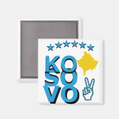 Aimant Fierté du Kosovo (Recto/Verso)