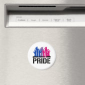 Aimant Fierté ensemble bisexuelle (In Situ (Lave-vaisselle))