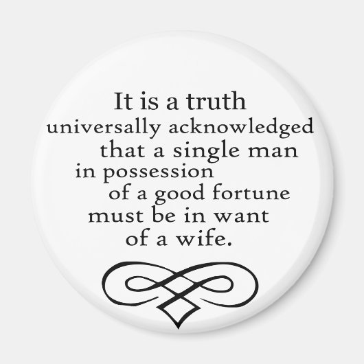 Aimant Fierté et préjugés (Devant)