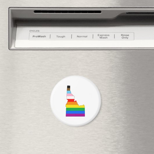 Aimant Fierté Inclusive Idaho (In Situ (Lave-vaisselle))