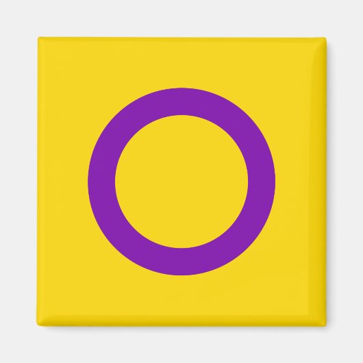 Aimant Fierté intersexuelle (Devant)