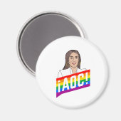 Aimant Fierté LGBT AOC (Recto/Verso)