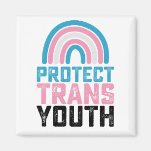 Aimant Fierté LGBT Protéger les jeunes transgenres trans