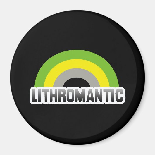 Aimant Fierté lithromantique (Devant)