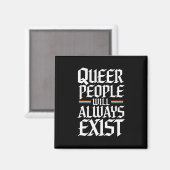 Aimant Fierté queer, la fierté queer, les personnes queer (Recto/Verso)
