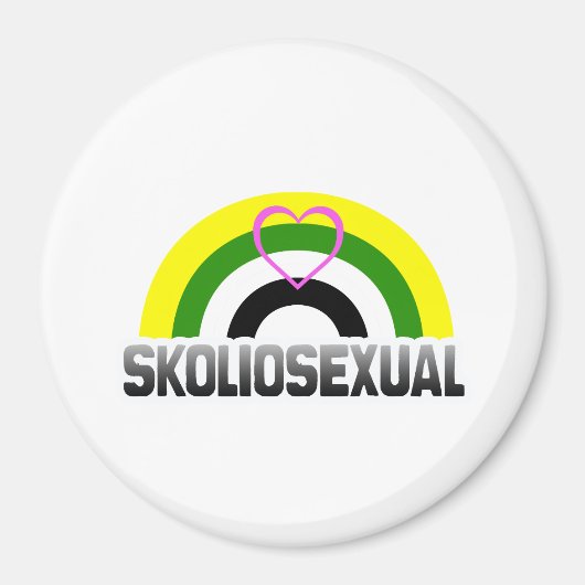Aimant Fierté skoliosexuelle (Devant)