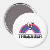 Aimant Fierté trigender (Recto/Verso)
