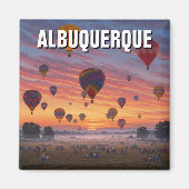 Aimant Fiesta Balloon International d'Albuquerque (Devant)