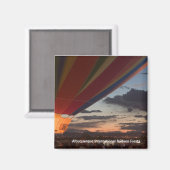 Aimant Fiesta Balloon International d'Albuquerque (Recto/Verso)